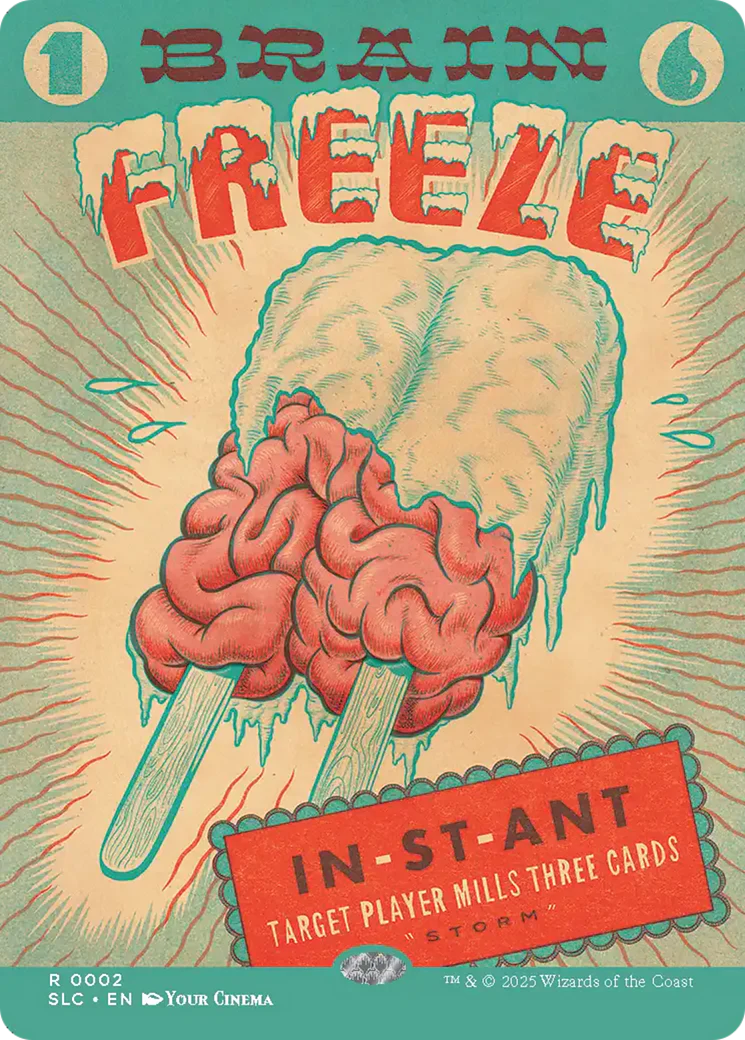 Brain Freeze. [Secret Lair Countdown Kit]