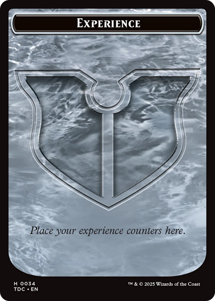 Experience // Treasure Double-Sided Token [Tarkir: Dragonstorm Commander Tokens]