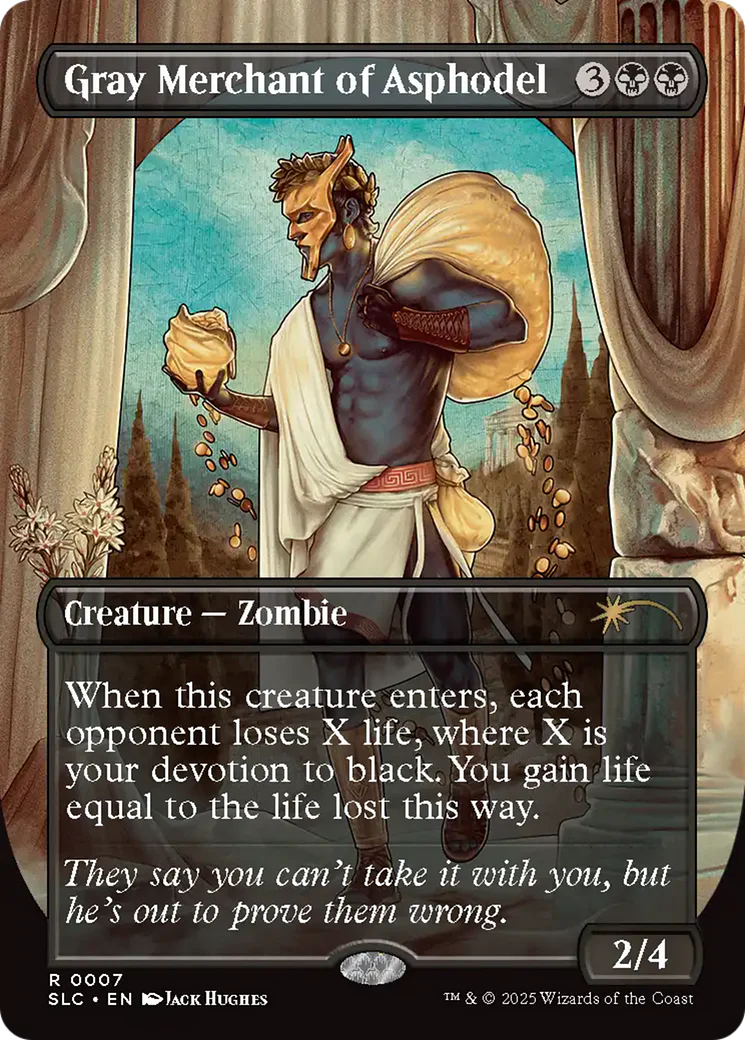 Gray Merchant of Asphodel. [Secret Lair Countdown Kit]