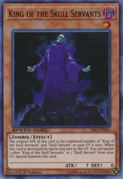 King of the Skull Servants [SBLS-EN031] Super Rare