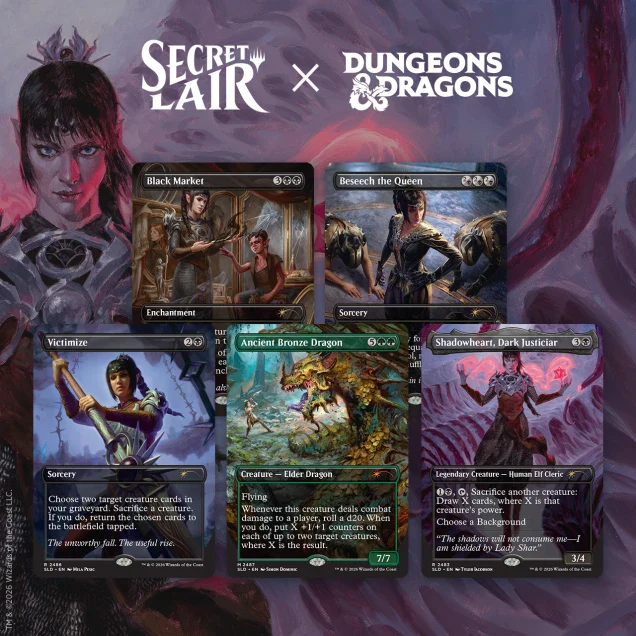 PREVENTA Secret Lair x Dungeons & Dragons®: Shadowheart's Devotion