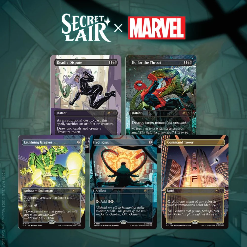 Secret Lair x Marvel's Spider-Man: Villainous Plots