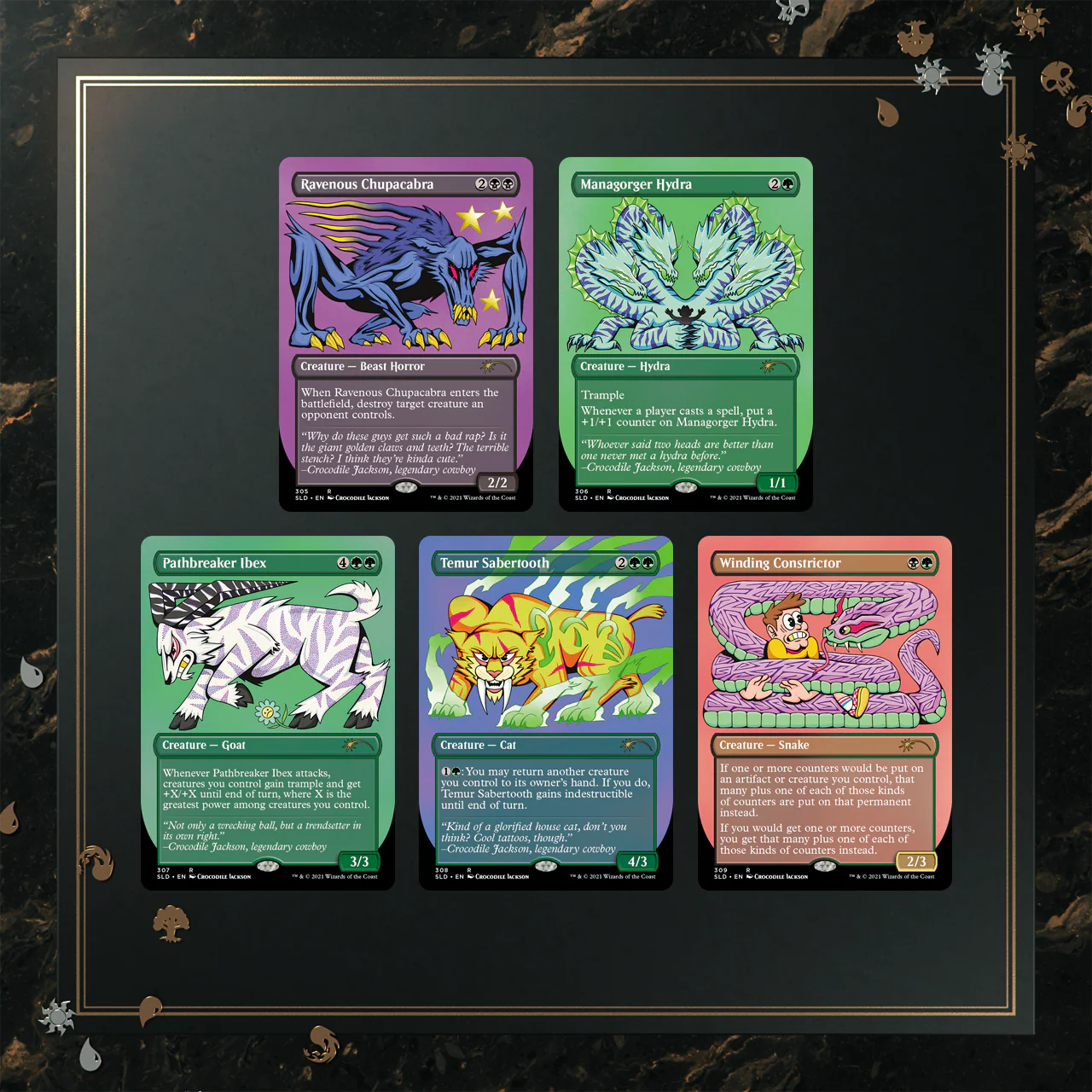 Secret Lair: Drop Series - Crocodile Jackson's Monstrous Menagerie.