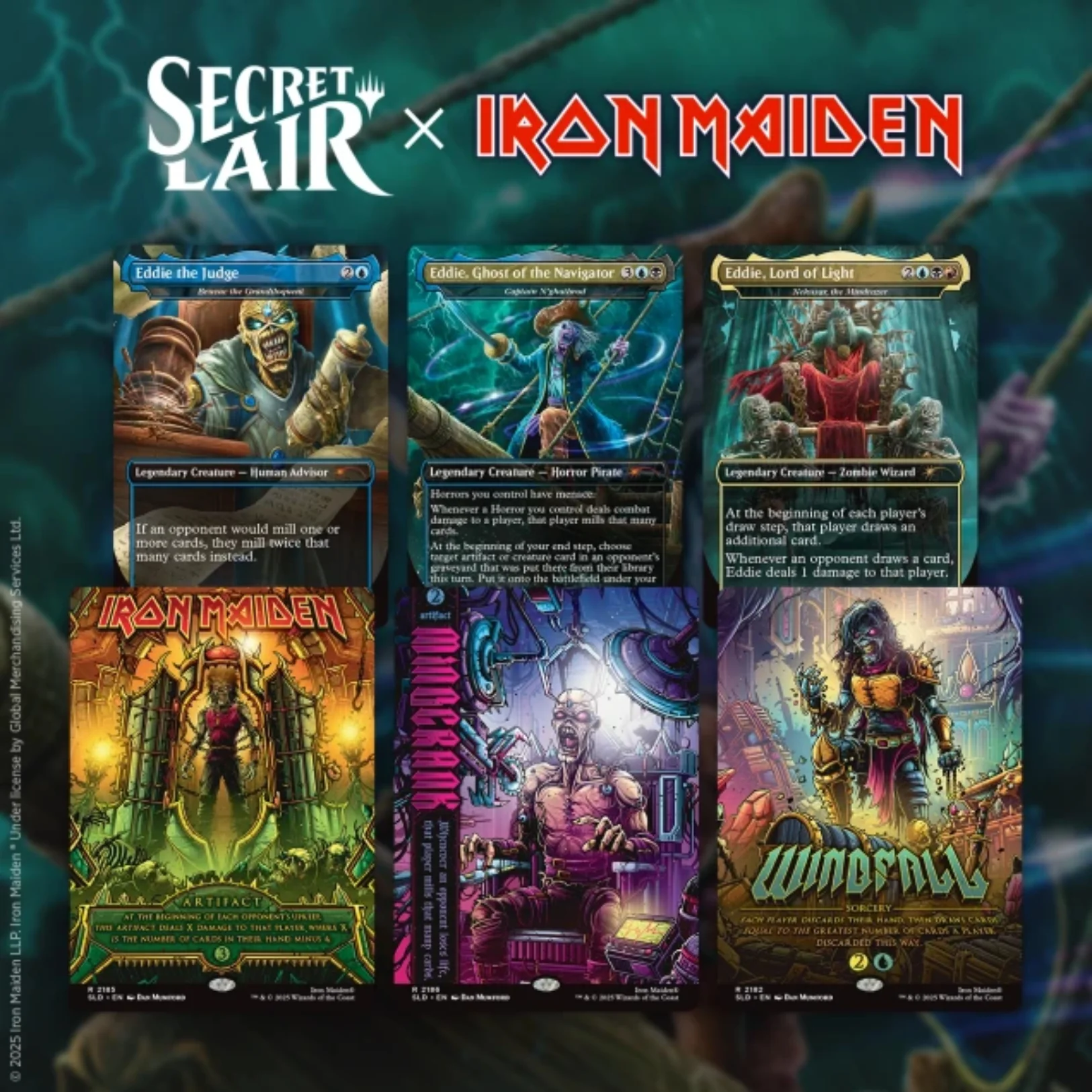 PREVENTA Secret Lair x Iron Maiden: Eddie Unchained